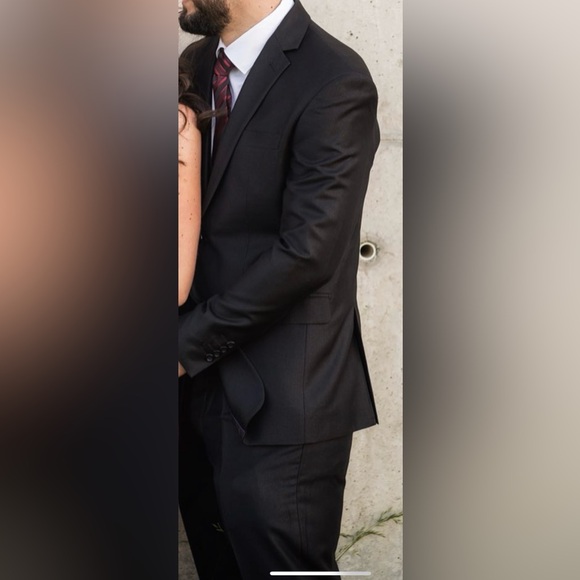 Men’s Vinci Three-Piece Suit 34R